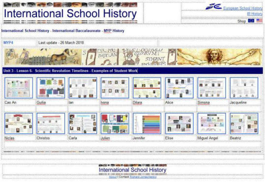 International School History - MYP History